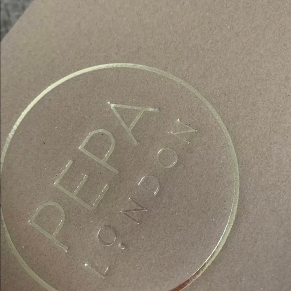 NIB Pepa And Co Girls Gray Leather Booties Size EU 24. Made In Spain - Picture 4 of 6